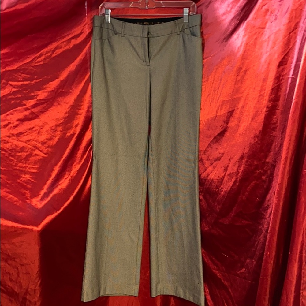 Express White & Black Dot Design Dress Pants